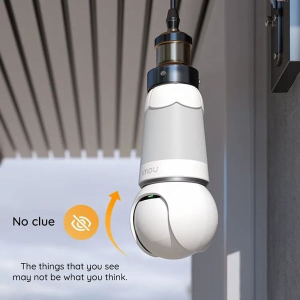 Lampkamera - Imou - IPC-S6DP-5M0WEB-E27 - 5MP - Mänsklig detektion - Nattseende