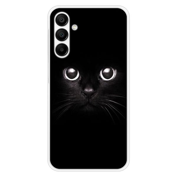 Tryckt silikonfodral som är kompatibelt med Samsung Galaxy A15 Cat-ögon