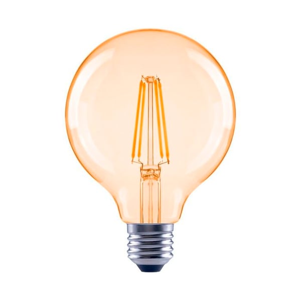 LED-lampa - XAVAX - G95 - E27 - 680 lm - Varmvit