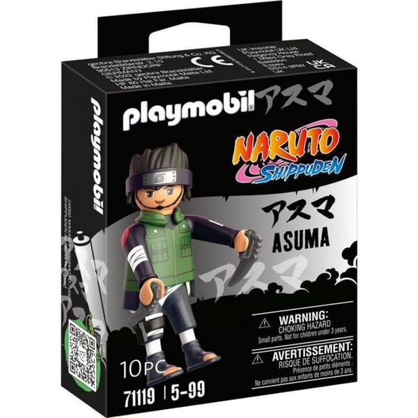 Figurin - PLAYMOBIL - Asuma - Naruto Shippuden - Grön - Flerfärgad - Barn