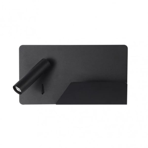 Vägglampa - FABRILAMP 17176IZ09 - Svart - Inbyggd LED - Justerbar projektor 3W