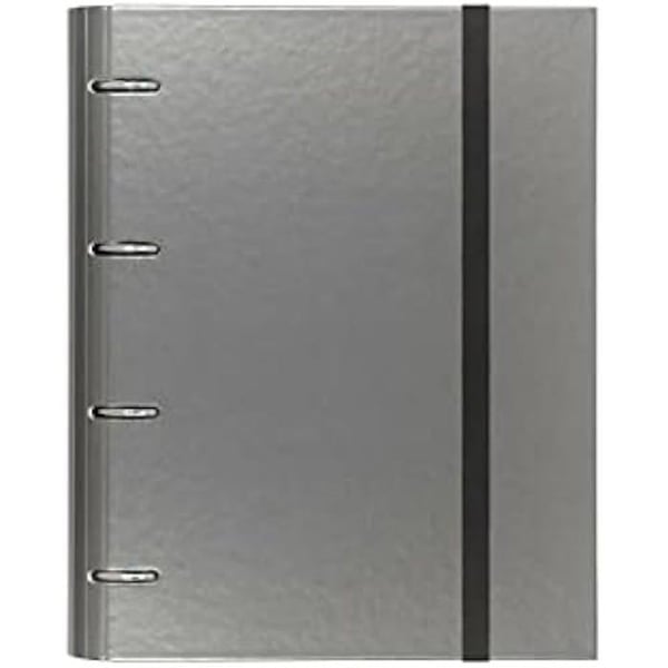 Ringpärm - Carchivo - S8403305 - Grå - Flerfärgad - A4-format