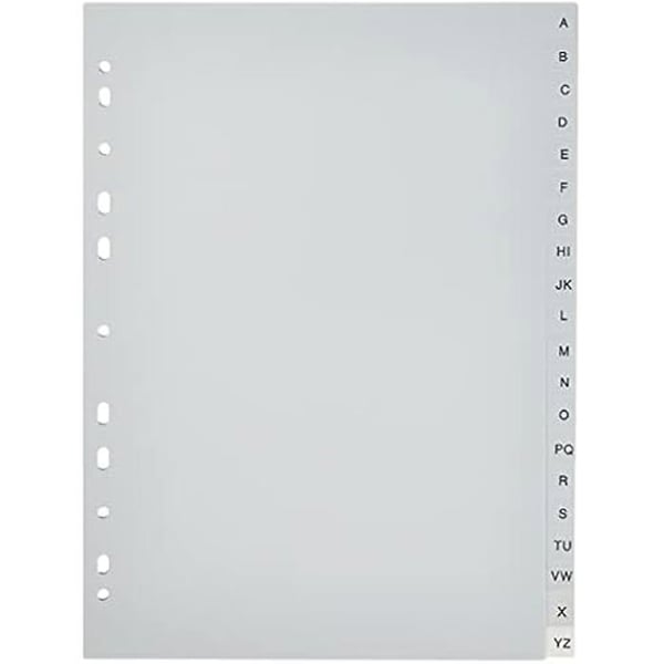 Abecedarium - ESSELTE - 47140 - A-Z - PP - Pappomslags B/N - Format A4