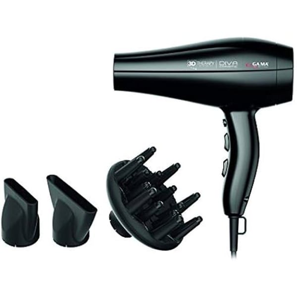Hårtork GA.MA Phon Diva Ceramic 3d Gh3536 - Effekt 2300 Watt - Elkabel