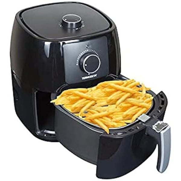 TERMOZETA luftfritös - Therze - 3,5 l - 1400 W - Variabel temperatur - Timer - Svart TERMOZETA luftfritös - Therze - 3,5 l - 1400 W - Variabel temperatur - Timer - Svart