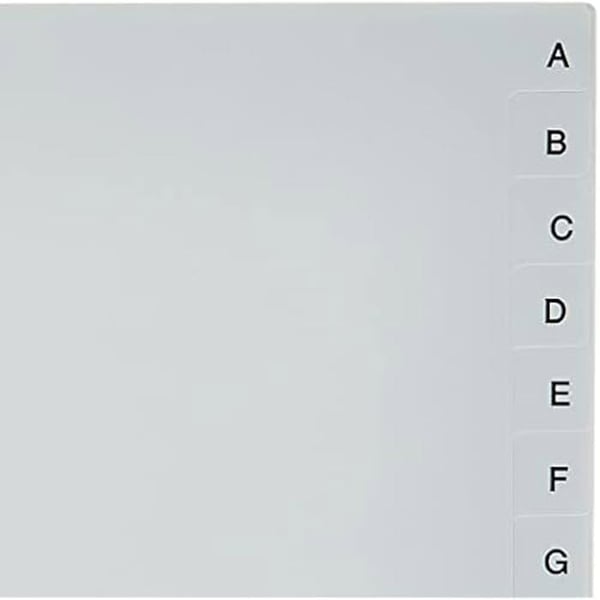 Abecedarium - ESSELTE - 47140 - A-Z - PP - Pappomslags B/N - Format A4