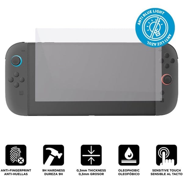 Härdat glas med blåljusfilter - Nintendo Switch 2