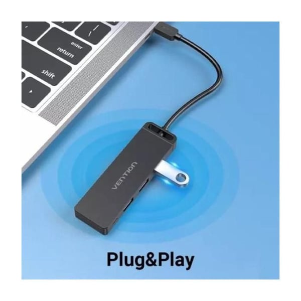 USB-hubb Typ-C Vention TGTBB- 3xUSB- 1xUSB Typ-C- 1x MicroUSB PD