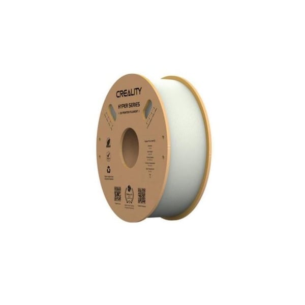 Hyper Creality PLA filament - Vit - 1,75 mm - 1 kg - Snabb och exakt utskrift
