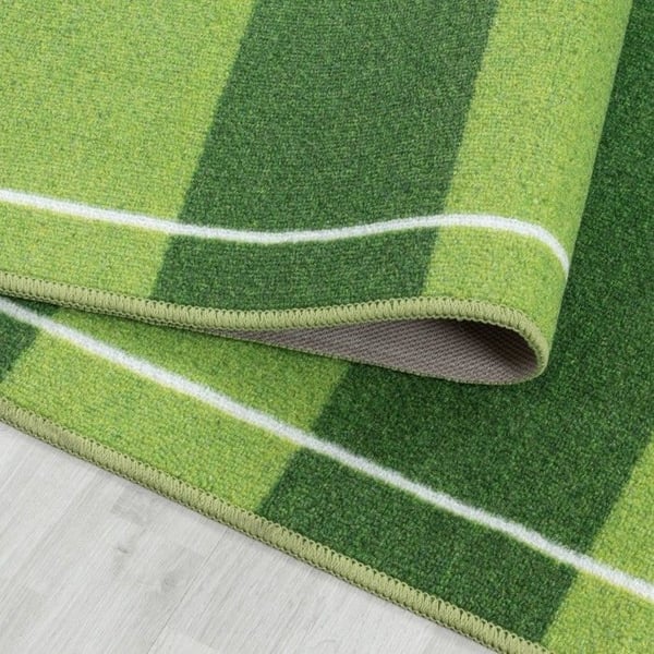 Barnmatta - AYYILDIZ - Fotbollsplan - Grön - 140x200 cm - 100% Polyamid