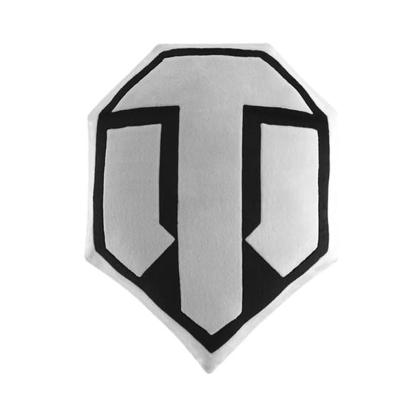 Kudde - WORLD OF TANKS - Kudde - 42 cm - Vit - Plysch Kudde - WORLD OF TANKS - Kudde - 42 cm - Vit - Plysch