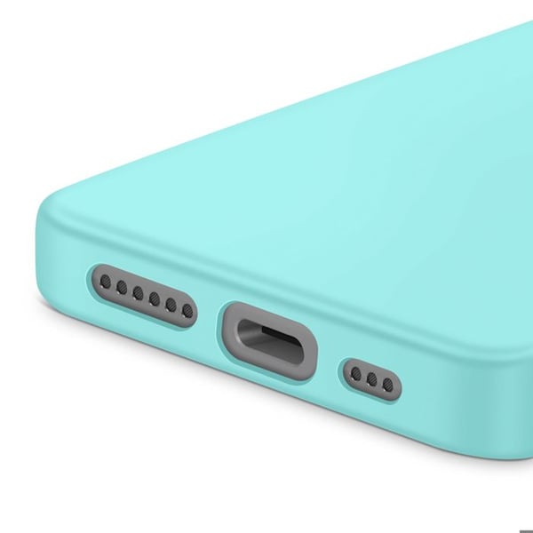 Silicone Soft-Touch-fodral för iPhone 17e Fast Cover Turquoise