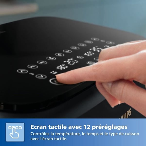 Fritös utan olja Philips Airfryer NA555/00 Serie 5000 dubbelkorg 9L