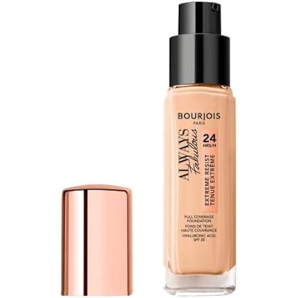 Always Fabulous 24h Foundation - BOURJOIS - Lätt Vanilj - Semi-Matt - Hyaluronsyra & Vitamin E