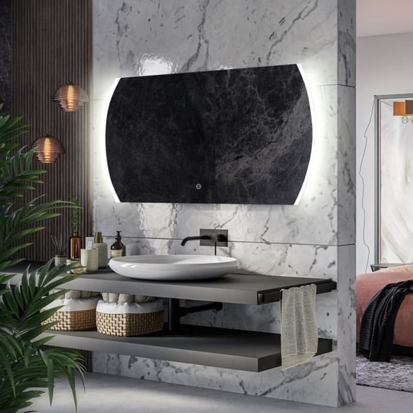 LED Spegel med Touch Switch ALASTA Baltimore 170x70 cm