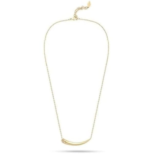 Halsband - POLICE - PEJLN2213103 - Glänsande guld - Vit kristall - Rostfritt stål