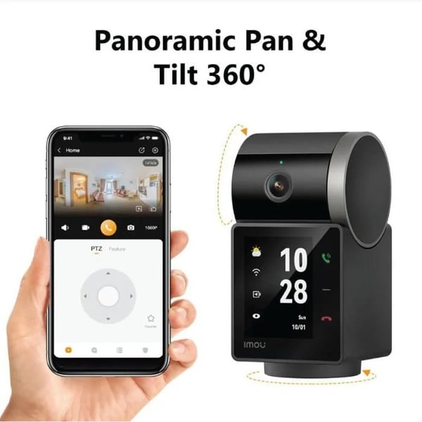 REX VT PRO Inomhus Wi-Fi-kamera (IPC-S2VBP-5M0WR) 5MP, Night Vision, Human Detection, 2000mAh Imou