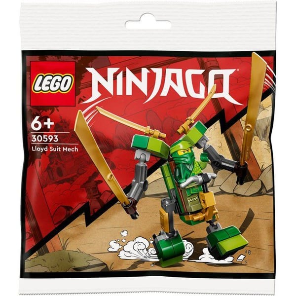 Polybag LEGO - Lloyd Suit Mech - Grön - 3 år och uppåt - Ninjago - Att montera själv