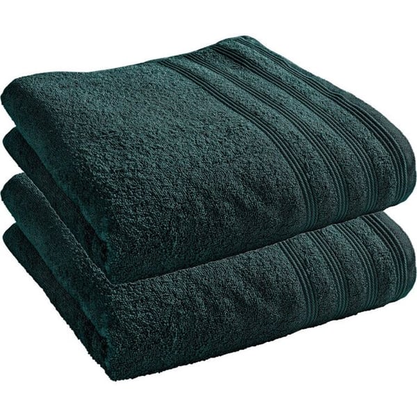 Set med 2 "Spa" badlakan 90 x 150 cm / 400 gr/m² - "Spa" Emerald