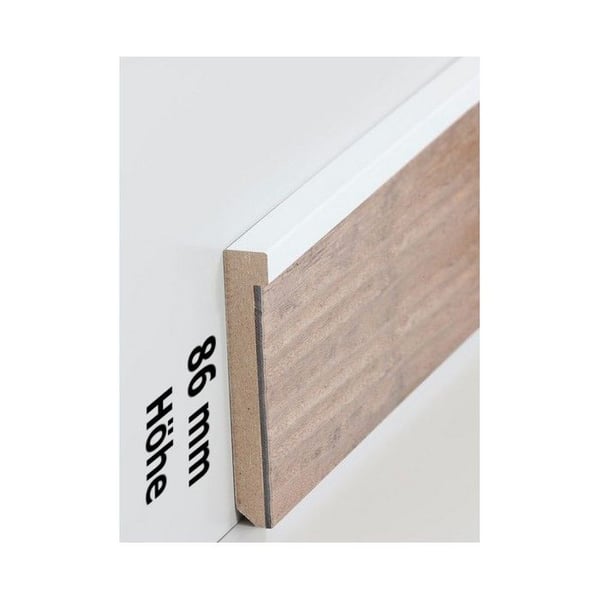 Plint Frankfurt MDF 13 x 86 x 2500 mm Plint för vinylgolv av PROVISTON