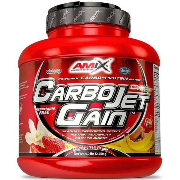 Amix Nutrition CarboJet Gain, 2250g, Vanilj