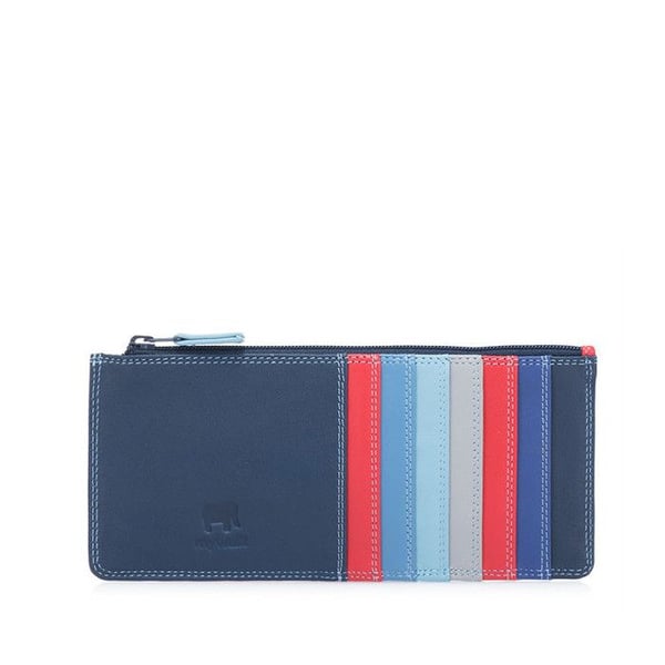 Kreditkortshållare - MYWALIT - P/Credito kort 15cc Zip Pelle Royal - Blå