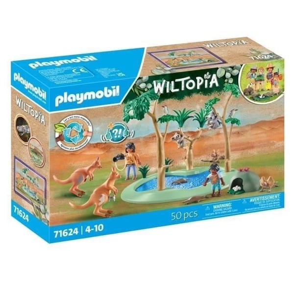 PLAYMOBIL 71624 Upptäckare med australiensiska djur, Wiltopia, 50 stycken, från 4 år och uppåt