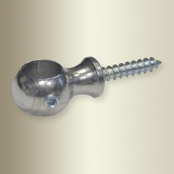Ring 15 x 10 x 20 mm förnicklad mässing 9 mm diameter Trappstänger Tillbehör Küberit