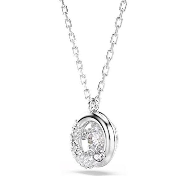 Halsband - SWAROVSKI - Dextera - Rhodinerad metall - Zirkonia - Längd 45 cm