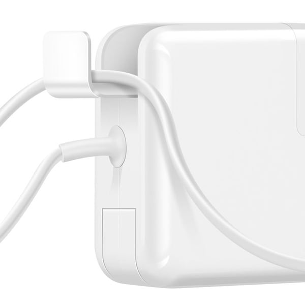 Laddare Sektion 60W - MAX EXCELL - MagSafe 2 - Kompatibel med MacBook Pro 13" - LED - Vit