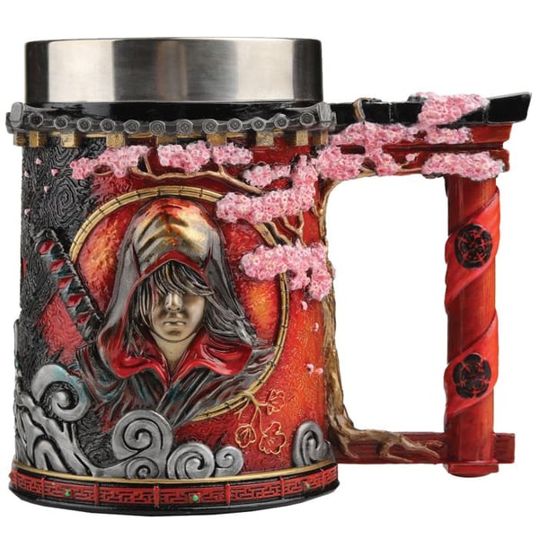 Mugg barn - NEMESIS NOW - Assassins Creed - Röd/Svart - Cylindrisk - Hartspets