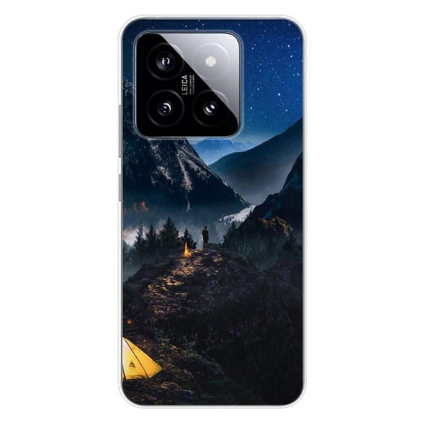 Siliconfodral - Kompatibel med Xiaomi 14 Pro - design ensam i bergen