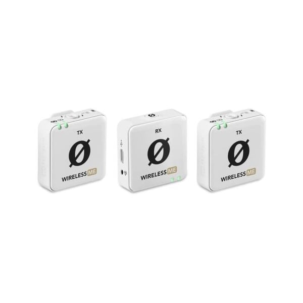 Rode Wireless ME Dual Trådlöst Mikrofonsystem Kompakt Vit
