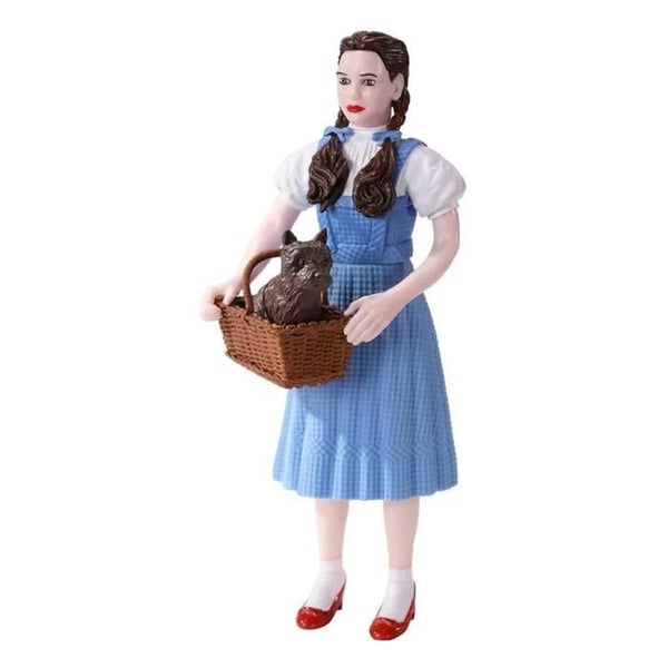 Le Magicien d'Oz flexibel figur Bendyfigs Dorothy (med Toto i sin korg) 19 cm