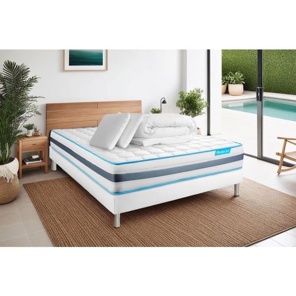 Sängpaket - BODYCARE - BodyFlex - 160x200 cm - Minnesskum - 26 cm tjocklek