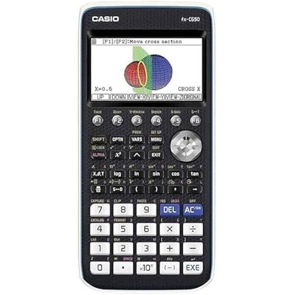 Videnskabelig Lommeregner - CASIO - FX-CG50 - Højopløselig farveskærm - Picture Plot funktion
