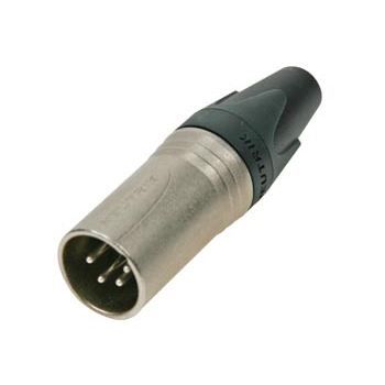 XLR-kontakt 3 punkter - NEUTRIK - Silverfärgad - Hane - Nickel - Ljud