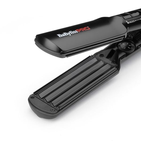 Creppiraudat - BABYLISS PRO - Leveät levyt - Turvajärjestelmä - Musta väri - Unisex