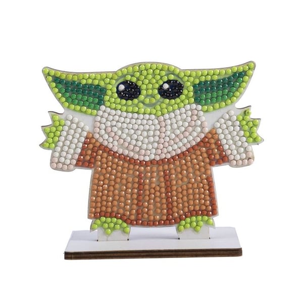 Akrylmålning - Diamantmålning - Crystal Art Buddy - 8x11cm - Glittrande kristaller - Barn