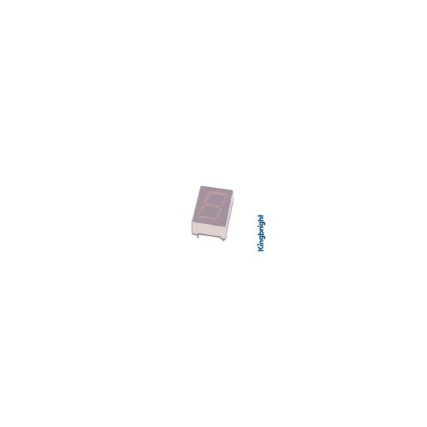 7-segmentdisplay 10mm gemensam anod - Röd