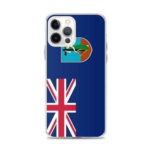 Telefonfodral - PIXELFORMA - Montserrat Flagga - Kompatibel med iPhone 12 Pro Max - Flexibel - Stötdämpande
