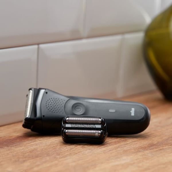 Varapää - BRAUN - 21B - Sähkölaitteelle Series 3 - Musta