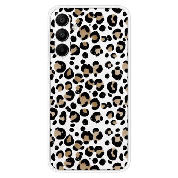 Tryckt silikonfodral som är kompatibelt med Samsung Galaxy A15 Leopard