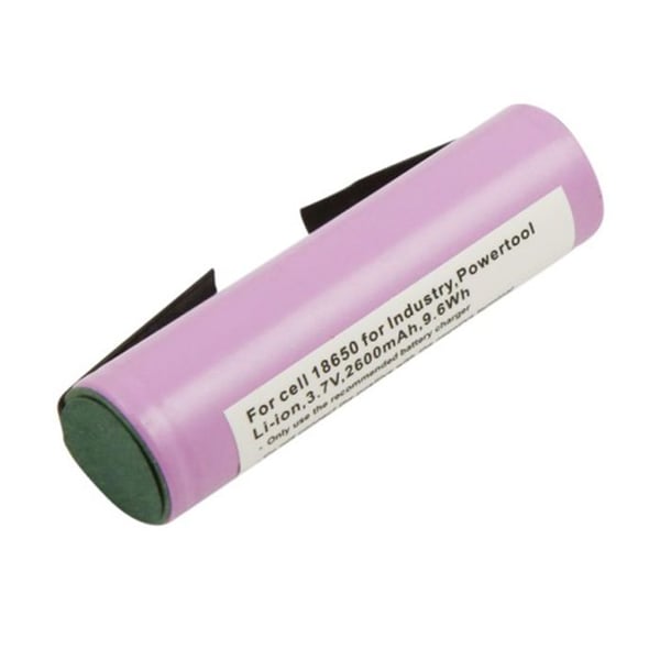 Li-ion batteri 18650 - AVIZAR - 3,7V 2600mAh - Kompatibel med Gardena och Kärcher - U-kontakter Li-ion batteri 18650 - AVIZAR - 3,7V 2600mAh - Kompatibel med Gardena och Kärcher - U-kontakter