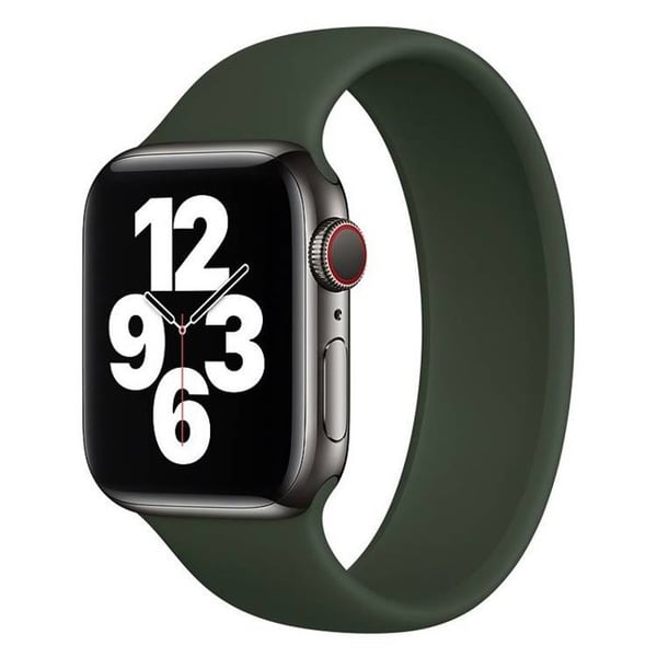Armband original Apple Watch Solo Loop Cypern Grön 38 / 40 / 41mm - storlek 1