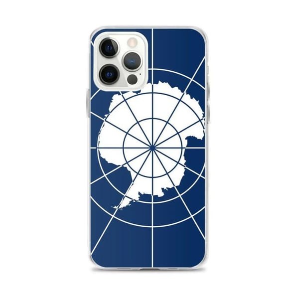 Fodral - PIXELFORMA - iPhone 12 Pro Max - Antarktisk flagga - Mjuk - Stöttålig