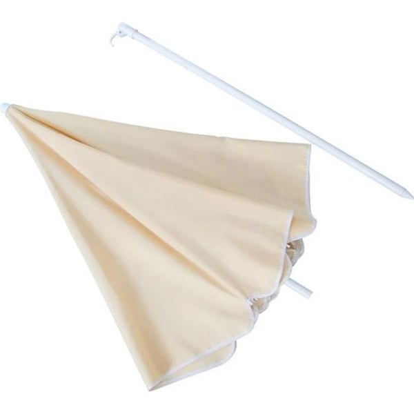 Parasol - ROBA - 152 cm - Beige - Metall - Fällbar - Manuell