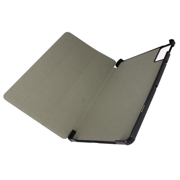Fodral för surfplatta - Xiaomi - Redmi Pad 10.6 - Ekoskinn svart - Magnetisk lucka - Video/tangentbordsstöd