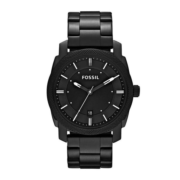 Klocka - FOSSIL - Maskin FS4775 - Svart stål - Kvarts - Analog