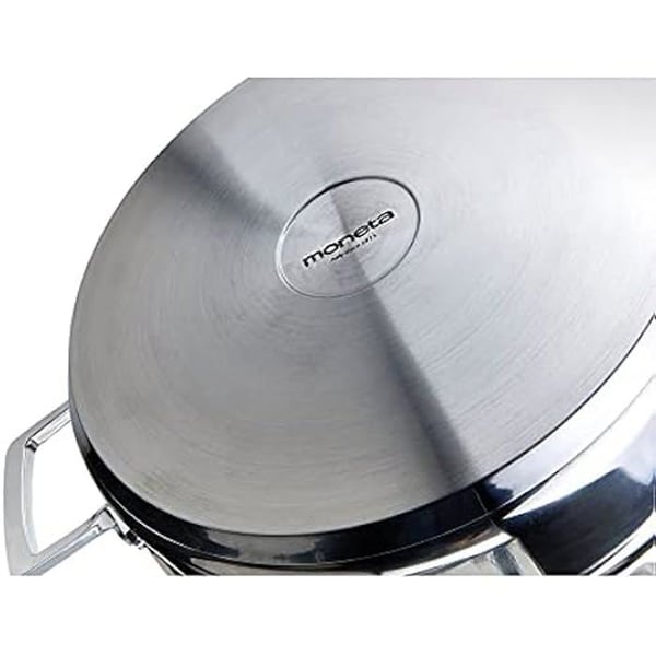 Induktiopata - MONETA - Accordo Inox - Harjattu Ruostumaton Teräs - 16 cm - Mitta-asteikot